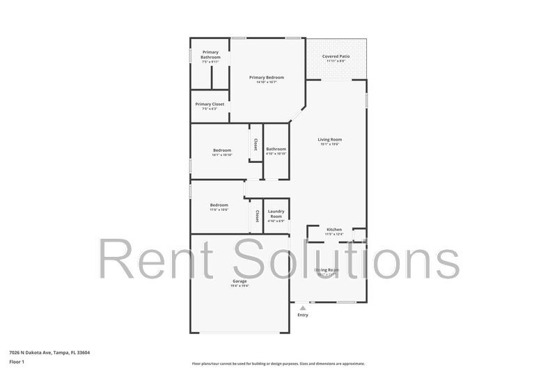 Great 3BR/2BA Tampa home with 2 car garage and fenced yard near Lowry Park Zoo property image