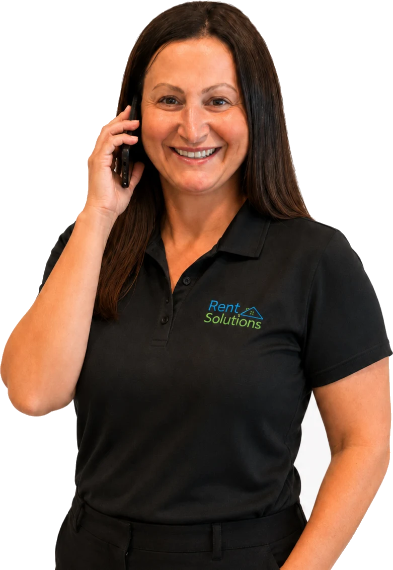 Jennifer, Rent Solutions advisor, on a call