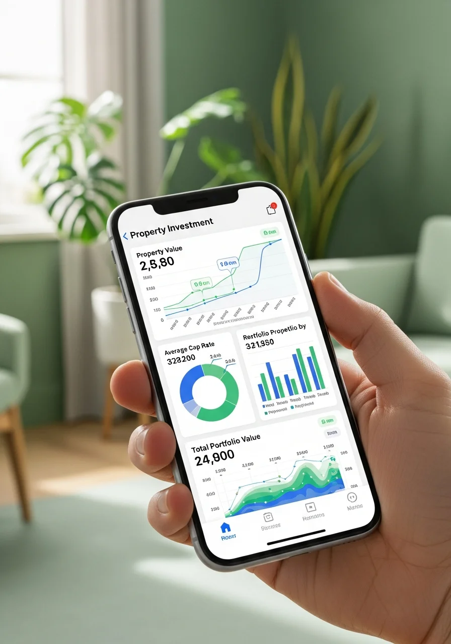 Owner reviewing their property dashboard on a phone