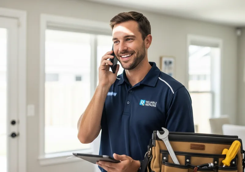 Preferred vendor coordinating a job by phone
